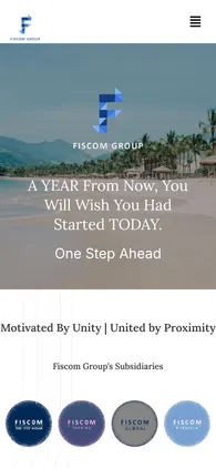 fiscomgroup.com — mobile website