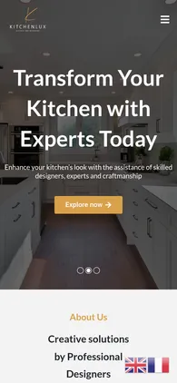 kitchenlux.mu — mobile website