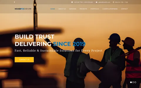 mabfix.com — desktop website
